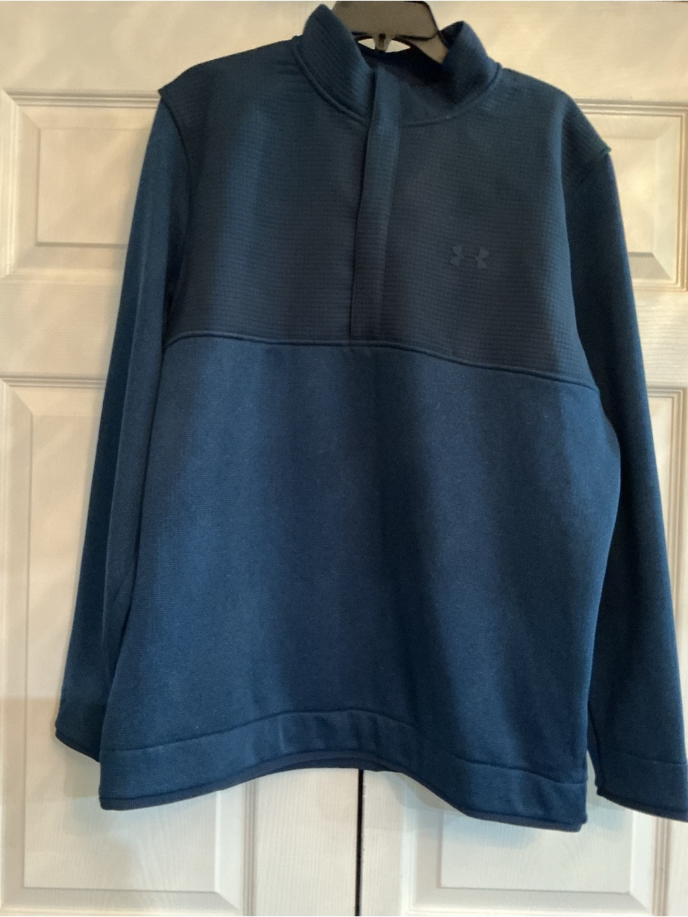 Under Armour Men's Dark Blue Quarter-Zip Pullover Sweater